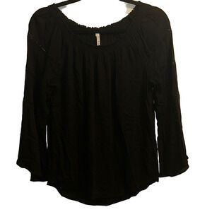 Willow & Clay Elegant Black Blouse